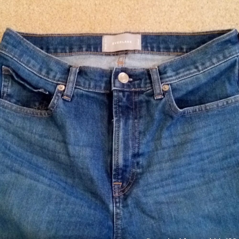 💙Everlane Classic Blue Mid Rise Denim Skinny Jeans Size 29 Medium Large M L💙 - Picture 3 of 4